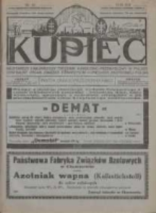 Kupiec: najstarszy i największy Tygodnik Handlowo - Przemysłowy w Polsce; centralny organ Związku Towarzystw Kupieckich Zachodniej Polski 1922.10.20 R.16 Nr42