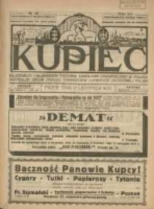 Kupiec: najstarszy i największy Tygodnik Handlowo - Przemysłowy w Polsce; centralny organ Związku Towarzystw Kupieckich Zachodniej Polski 1922.11.17 R.16 Nr46