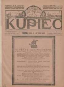 Kupiec: największe i najstarsze polskie pismo kupiecko-przemysłowe 1923.02.11 R.17 Nr6