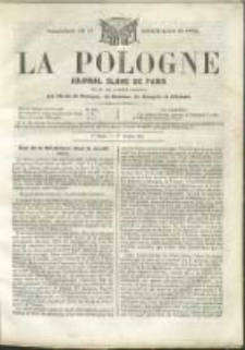 La Pologne annales contemporaines politiques, religieuses et litt&eacute;raires des peuples de l'Europe orientale. R. 1. 1848/49, nr 3