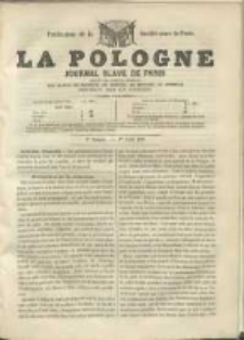 La Pologne annales contemporaines politiques, religieuses et litt&eacute;raires des peuples de l'Europe orientale. R. 1. 1848/49, nr 8