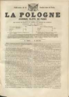 La Pologne annales contemporaines politiques, religieuses et litt&eacute;raires des peuples de l'Europe orientale. R. 1. 1848/49, nr 12