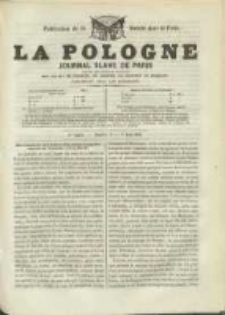 La Pologne annales contemporaines politiques, religieuses et litt&eacute;raires des peuples de l'Europe orientale. R. 2. 1849, nr 2