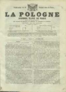 La Pologne annales contemporaines politiques, religieuses et litt&eacute;raires des peuples de l'Europe orientale. R. 2. 1849, nr 6