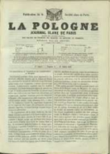 La Pologne annales contemporaines politiques, religieuses et litt&eacute;raires des peuples de l'Europe orientale. R. 2. 1849, nr 8