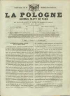 La Pologne annales contemporaines politiques, religieuses et litt&eacute;raires des peuples de l'Europe orientale. R. 2. 1849, nr 9