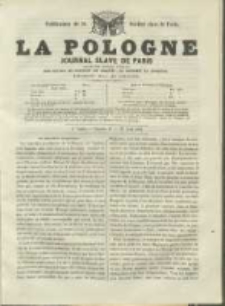 La Pologne annales contemporaines politiques, religieuses et litt&eacute;raires des peuples de l'Europe orientale. R. 2. 1849, nr 14