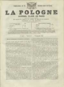 La Pologne annales contemporaines politiques, religieuses et litt&eacute;raires des peuples de l'Europe orientale. R. 2. 1849, nr 18