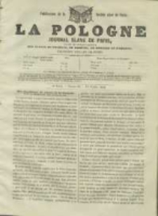 La Pologne annales contemporaines politiques, religieuses et litt&eacute;raires des peuples de l'Europe orientale. R. 2. 1849, nr 21