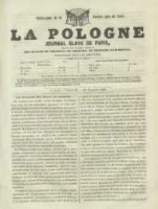 La Pologne annales contemporaines politiques, religieuses et litt&eacute;raires des peuples de l'Europe orientale. R. 2. 1849, nr 27