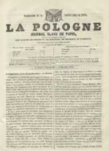 La Pologne annales contemporaines politiques, religieuses et litt&eacute;raires des peuples de l'Europe orientale. R. 2. 1849, nr 28