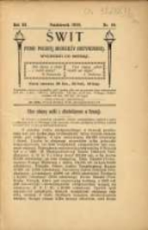 Świt. R. 3, 1910, nr 10