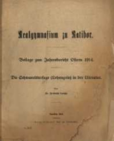 1914, Beilage zum Jahresbericht...