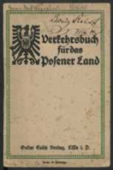 Verkehrsbuch f&uuml;r das Posener Land