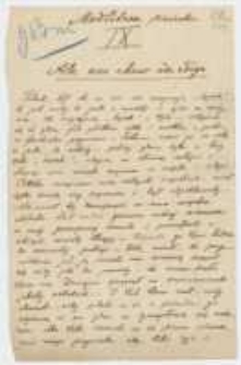 Modlitwa Pańska IX. Ale nas zbaw ode złego, Gabriela Zapolska, autograf