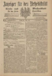 Anzeiger f&uuml;r den Netzedistrikt Kreis- und Wochenblatt f&uuml;r den Kreis Czarnikau 1901.03.05 Jg.49 Nr27