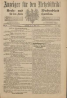 Anzeiger f&uuml;r den Netzedistrikt Kreis- und Wochenblatt f&uuml;r den Kreis Czarnikau 1901.03.16 Jg.49 Nr32