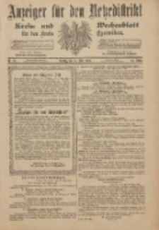 Anzeiger f&uuml;r den Netzedistrikt Kreis- und Wochenblatt f&uuml;r den Kreis Czarnikau 1901.03.19 Jg.49 Nr33