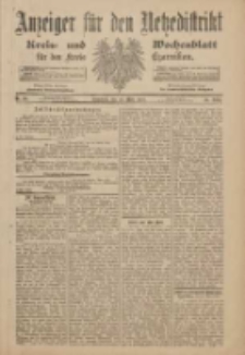 Anzeiger f&uuml;r den Netzedistrikt Kreis- und Wochenblatt f&uuml;r den Kreis Czarnikau 1901.03.23 Jg.49 Nr35
