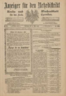 Anzeiger f&uuml;r den Netzedistrikt Kreis- und Wochenblatt f&uuml;r den Kreis Czarnikau 1901.03.30 Jg.49 Nr38