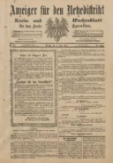Anzeiger f&uuml;r den Netzedistrikt Kreis- und Wochenblatt f&uuml;r den Kreis Czarnkau 1901.04.02 Jg.49 Nr39