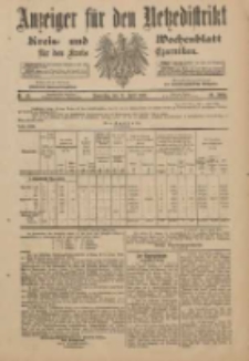 Anzeiger f&uuml;r den Netzedistrikt Kreis- und Wochenblatt f&uuml;r den Kreis Czarnikau 1901.04.11 Jg.49 Nr42