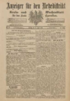 Anzeiger f&uuml;r den Netzedistrikt Kreis- und Wochenblatt f&uuml;r den Kreis Czarnikau 1901.04.16 Jg.49 Nr44