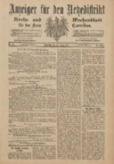 Anzeiger f&uuml;r den Netzedistrikt Kreis- und Wochenblatt f&uuml;r den Kreis Czarnikau 1901.04.18 Jg.49 Nr45