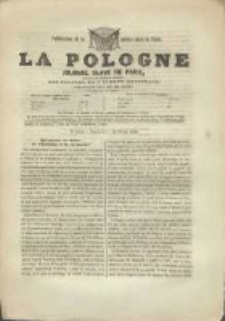 La Pologne annales contemporaines politiques, religieuses et litt&eacute;raires des peuples de l'Europe orientale. An. 3, no 6 (1850)