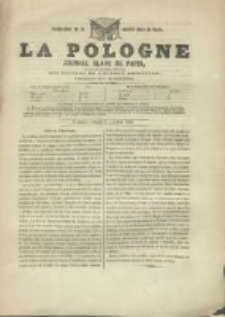 La Pologne annales contemporaines politiques, religieuses et litt&eacute;raires des peuples de l'Europe orientale. An. 3, no 9 (1850)