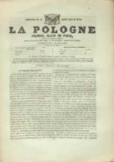 La Pologne annales contemporaines politiques, religieuses et litt&eacute;raires des peuples de l'Europe orientale. An. 3, no 15 (1850)