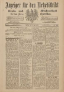 Anzeiger f&uuml;r den Netzedistrikt Kreis- und Wochenblatt f&uuml;r den Kreis Czarnikau 1901.04.23 Jg.49 Nr47