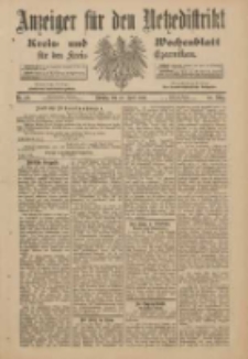 Anzeiger f&uuml;r den Netzedistrikt Kreis- und Wochenblatt f&uuml;r den Kreis Czarnikau 1901.04.30 Jg.49 Nr50