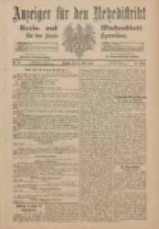Anzeiger für den Netzedistrikt Kreis- und Wochenblatt für den Kreis Czarnikau 1901.05.21 Jg.49 Nr58