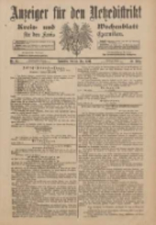 Anzeiger f&uuml;r den Netzedistrikt Kreis- und Wochenblatt f&uuml;r den Kreis Czarnikau 1901.05.30 Jg.49 Nr61