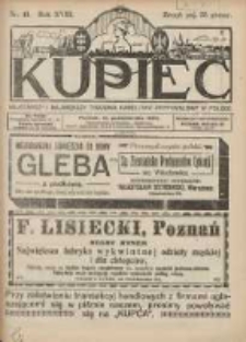 Kupiec Tygodnik: najstarszy i największy tygodnik kupiecko- przemysłowy w Polsce 1924.10.15 R.18 Nr41