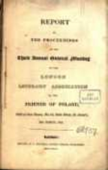Report of the Proceedings of the Third Annual General Meeting of the London Literary Association of the Friends of Poland. 1835