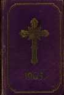 Ordo Officii Divini ad Usum Almae Ecclesiae Metropolitanae et Archi-Dioec. Posnaniensis Pro Anno Domini 1905