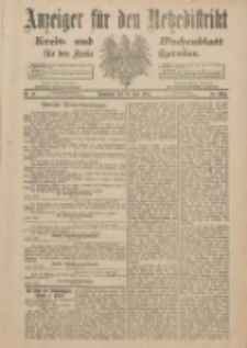 Anzeiger f&uuml;r den Netzedistrikt Kreis- und Wochenblatt f&uuml;r den Kreis Czarnikau 1901.06.22 Jg.49 Nr71