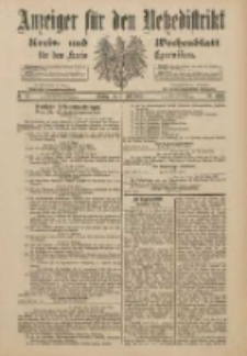 Anzeiger f&uuml;r den Netzedistrikt Kreis- und Wochenblatt f&uuml;r den Kreis Czarnikau 1901.07.02 Jg.49 Nr75