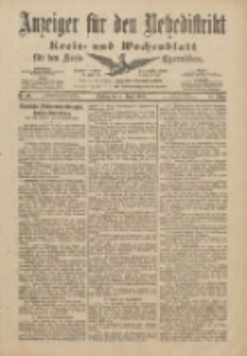 Anzeiger f&uuml;r den Netzedistrikt Kreis- und Wochenblatt f&uuml;r den Kreis Czarnikau 1901.08.06 Jg.49 Nr90