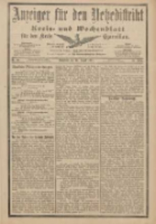 Anzeiger f&uuml;r den Netzedistrikt Kreis- und Wochenblatt f&uuml;r den Kreis Czarnikau 1901.08.10 Jg.49 Nr93