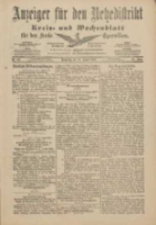 Anzeiger f&uuml;r den Netzedistrikt Kreis- und Wochenblatt f&uuml;r den Kreis Czarnikau 1901.08.22 Jg.49 Nr98