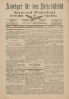 Anzeiger f&uuml;r den Netzedistrikt Kreis- und Wochenblatt f&uuml;r den Kreis Czarnikau 1901.08.24 Jg.49 Nr99