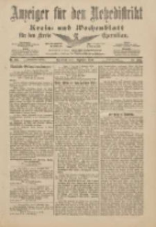 Anzeiger f&uuml;r den Netzedistrikt Kreis- und Wochenblatt f&uuml;r den Kreis Czarnikau 1901.09.07 Jg.49 Nr105