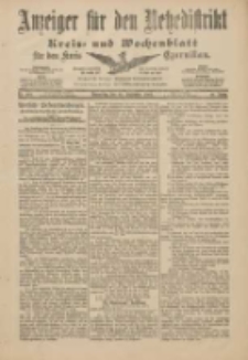 Anzeiger f&uuml;r den Netzedistrikt Kreis- und Wochenblatt f&uuml;r den Kreis Czarnikau 1901.09.19 Jg.49 Nr110