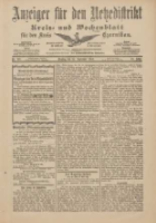 Anzeiger f&uuml;r den Netzedistrikt Kreis- und Wochenblatt f&uuml;r den Kreis Czarnikau 1901.09.24 Jg.49 Nr112