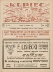 Kupiec Tygodnik: najstarszy tygodnik kupiecko- przemysłowy w Polsce; Wszechpolski Kongres Kupiectwa i Pierwsza Wystawa Pomorska w Grudziądzu 1925.06.29 R.19 Nr25