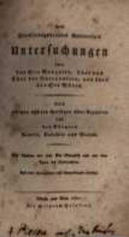 Des Divisionsgenerales Andreossy's Untersuchungen &uuml;ber den See Menzaleh, &uuml;ber das Thal der Natronsseen, und &uuml;ber den See Moeris: Nebst einigen andern Aufs&auml;tzen &uuml;ber Aegypten von den B&uuml;rgern Carrie, Ceresole u. Malus