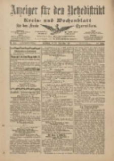 Anzeiger f&uuml;r den Netzedistrikt Kreis- und Wochenblatt f&uuml;r den Kreis Czarnikau 1901.09.28 Jg.49 Nr114